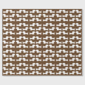 Dachshund Wiener Dog Gift Wrapping Paper Cadeaupapier (Vlak)