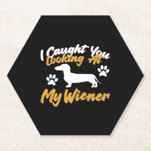 Dachshund Wiener Dog Kartonnen Onderzetters