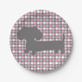 Dachshund Wiener Dog Party Papieren Bordje (Voorkant)