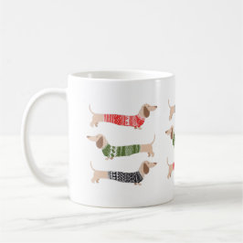 Dachshund Wiener Dog Pet Lover kerstcadeau Koffiemok