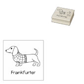 Dachshund Wiener Dog Pset Sweater Rubberstempel (Gestempeld)
