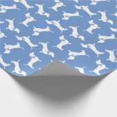 Dachshund Wiener Dog Puppy Cadeaupapier (Hoek)