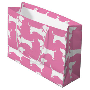 Dachshund Wiener Dog Puppy Large Gift Bag Groot Cadeauzakje