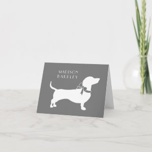 Dachshund Wiener Dog Puppy Note Card Notitiekaartje