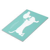 Dachshund Wiener Dog Puppy Notepad Notitieblok (Schuin)