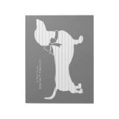 Dachshund Wiener Dog Puppy Notepad Notitieblok (Linkerzijde)