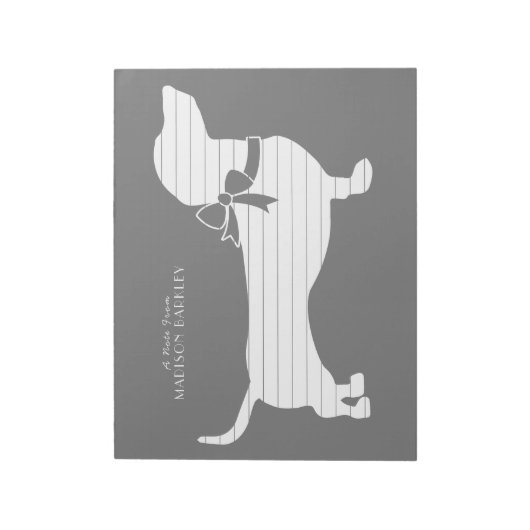 Dachshund Wiener Dog Puppy Notepad Notitieblok (Linkerzijde)