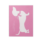 Dachshund Wiener Dog Puppy Notepad Notitieblok (Linkerzijde)