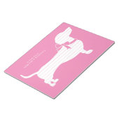 Dachshund Wiener Dog Puppy Notepad Notitieblok (Schuin)