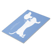 Dachshund Wiener Dog Puppy Notitieblok (Schuin)