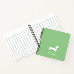 Dachshund Wiener Dog Puppy Notitieboek