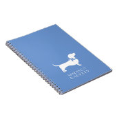 Dachshund Wiener Dog Puppy Notitieboek (Rechterzijde)