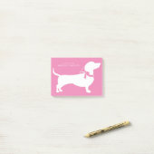 Dachshund Wiener Dog Puppy Post-it Notes (Op bureau)