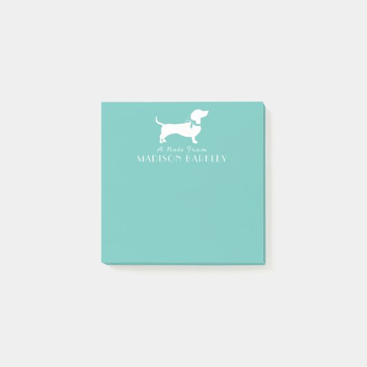 Dachshund Wiener Dog Puppy Post-it Notes (Voorkant)