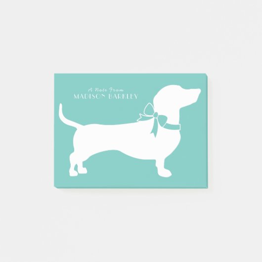 Dachshund Wiener Dog Puppy Post-it Notes (Voorkant)