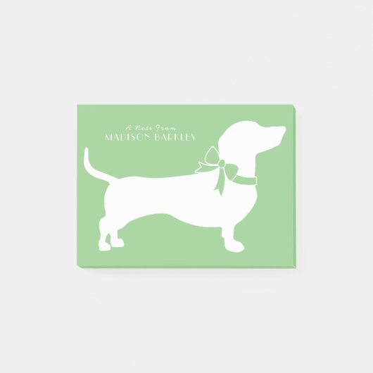 Dachshund Wiener Dog Puppy Post-it Notes (Voorkant)