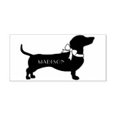 Dachshund Wiener Dog Puppy Rubberstempel (Afrduk)