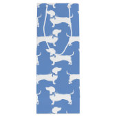 Dachshund Wiener Dog Puppy Wijn Cadeautas (Achterkant)