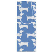 Dachshund Wiener Dog Puppy Wijn Cadeautas (Voorkant)