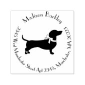 Dachshund Wiener Dog Puppy Zelfinktende Stempel (Design)