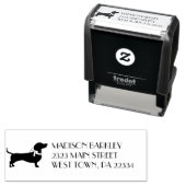 Dachshund Wiener Dog Puppy Zelfinktende Stempel (In situ)