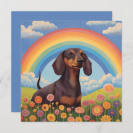 Dachshund Wiener Dog Rainbow Bridge Aangepaste naa