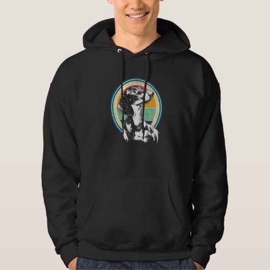 Dachshund Wiener Dog Ras 2 Hoodie (Voorkant)