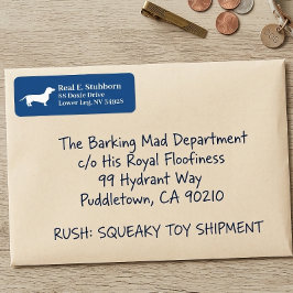 Dachshund Wiener Dog | Royal BlueLabel Etiket