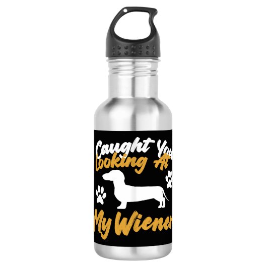 Dachshund Wiener Dog Waterfles (Voorkant)