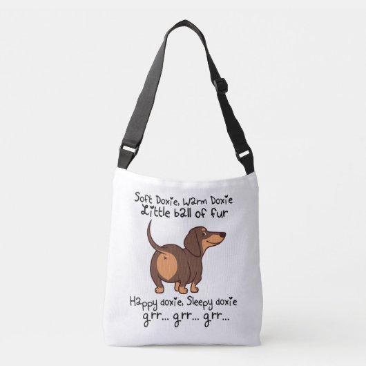 Dachshund Wiener Doxies Dog Crossbody Tas (Voorkant)