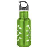 Dachshund Wiener Hond Groene Waterfles Waterfles (Achterkant)
