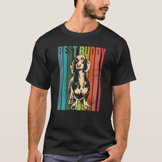 Dachshund Wiener Hondenras 44 T-shirt (Voorkant)
