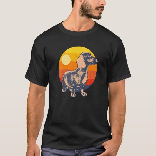 Dachshund Wiener Hondenras 86 T-shirt (Voorkant)