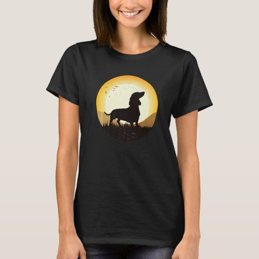 Dachshund Wiener Hondenras T-shirt (Voorkant)