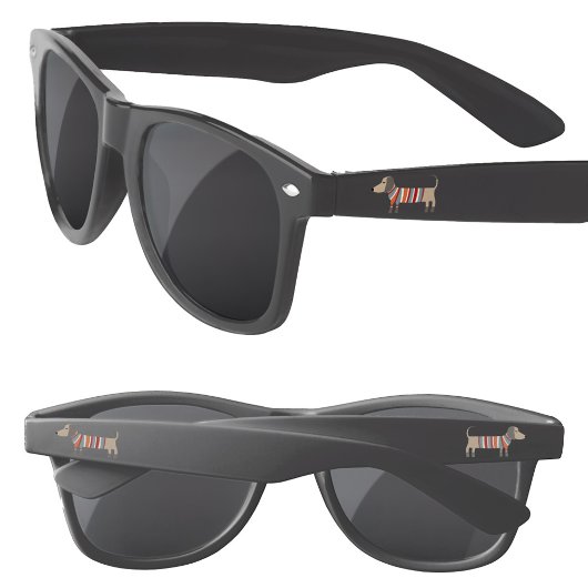 Dachshund Wiener Worst Dog Fun Zonnebrillen