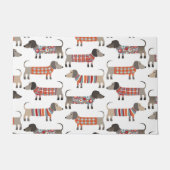Dachshund Wiener Worst Hond Deurmat (Voorkant)