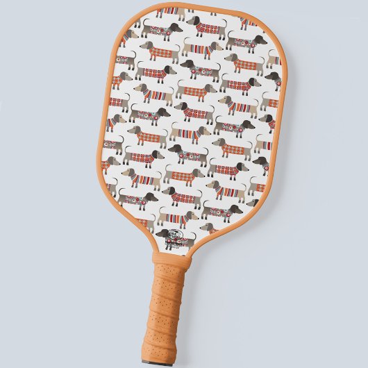 Dachshund Wiener Worst Hond Pickleball Paddle