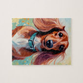 DACHSHUND Wienerdog leuke kinder puzzel (Horizontaal)