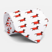 Dachshund Wienie Dog Novelty Stropdas (Opgerold)