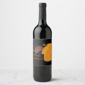 DACHSHUND WIJN ETIKET (Voorkant)