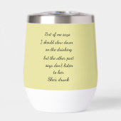 Dachshund Wine Drinker (Voorkant)