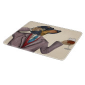 Dachshund Wine Snob Snijplank (Hoek)