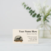 Dachshund [Wire-haire] Visitekaartje (Staand voorkant)