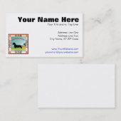 Dachshund [Wire-haire] Visitekaartje (Voorkant / Achterkant)