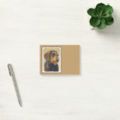 Dachshund (Wirehaire) schilderende oorspronkelijke Post-it® Notes (Kantoor)