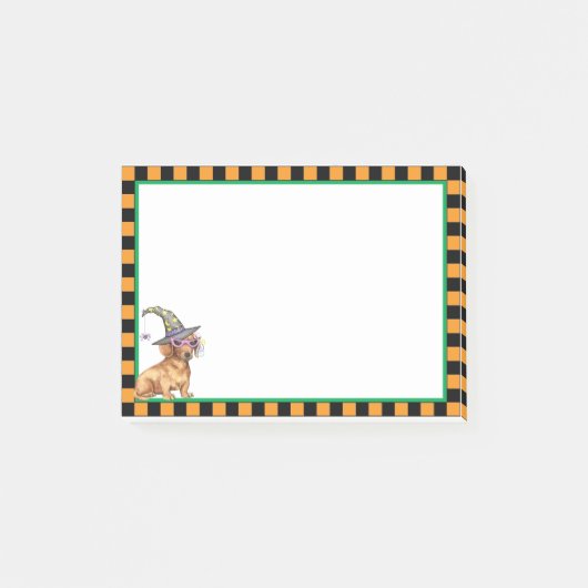 Dachshund Witch Post-it® Notes (Voorkant)