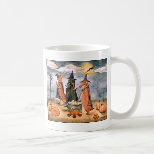 Dachshund Witches Koffiemok (Rechts)