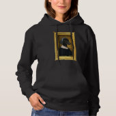 Dachshund with a Pearl Necklace Painting Dachshund Hoodie (Voorkant)