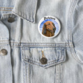 Dachshund Wolken Ronde Button 5,7 Cm (In situ)
