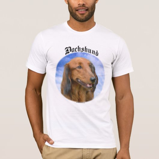 Dachshund Wolken T-shirt (Voorkant)